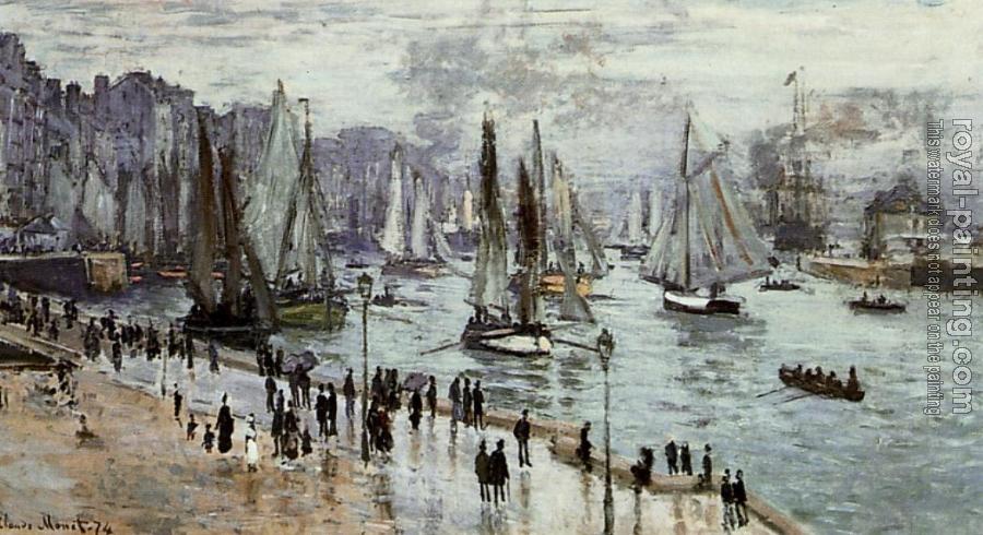Claude Oscar Monet : Fishing Boats Leaving the Port of Le Havre